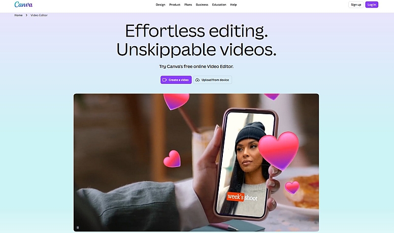 canva video editor