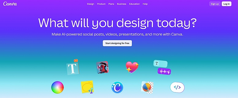 canva what will you design today