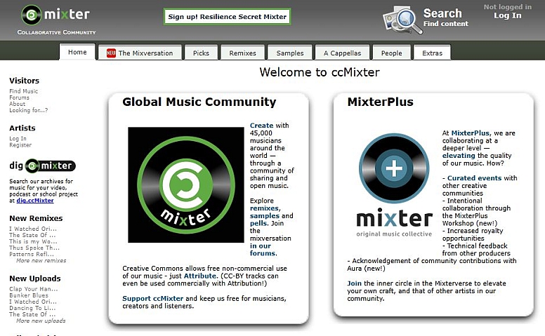 ccmixter remix share music