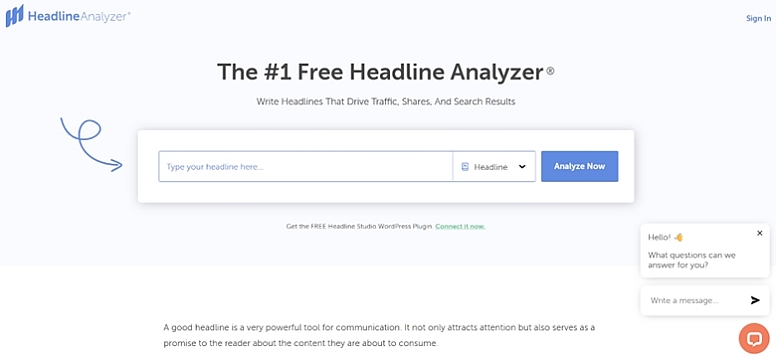 coschedule headline analyzer