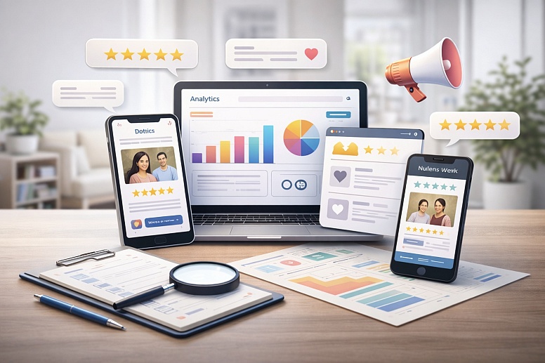 customer reviews and e commerce workspace