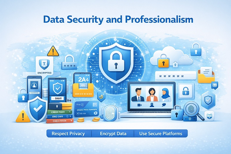 data security and professionalism illustrated