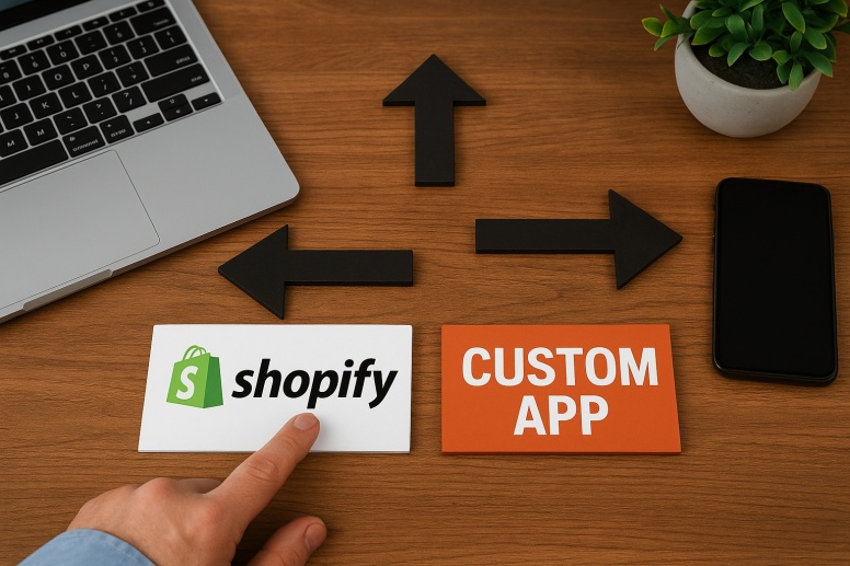 decision time shopify vs custom app