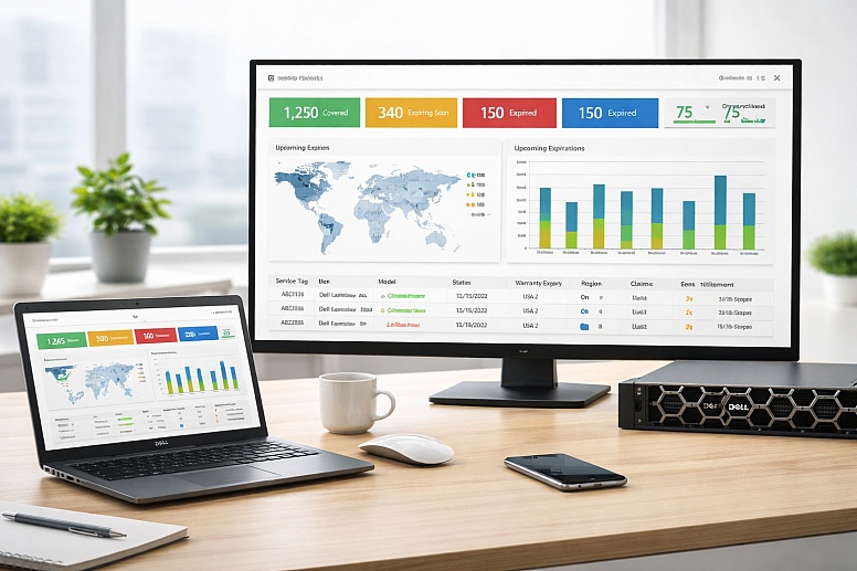 dell warranty dashboard workspace setup
