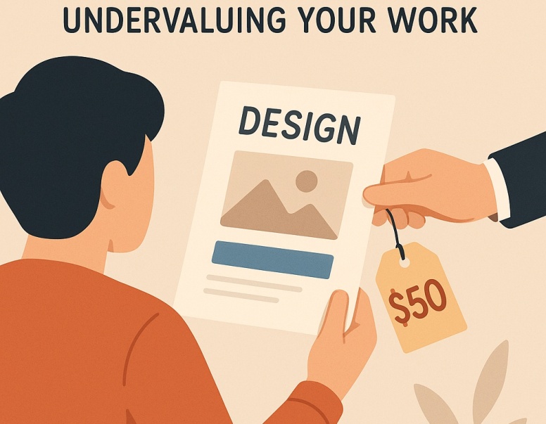 designer offering work at discounted price