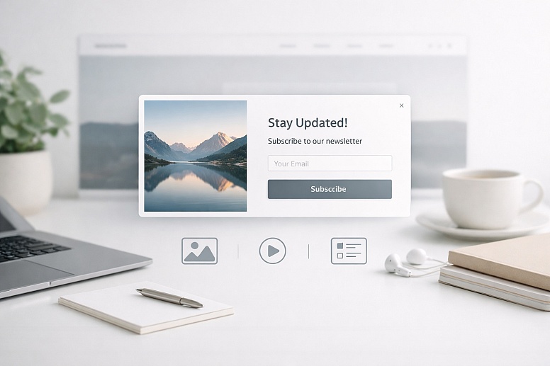digital workspace with lightbox ui