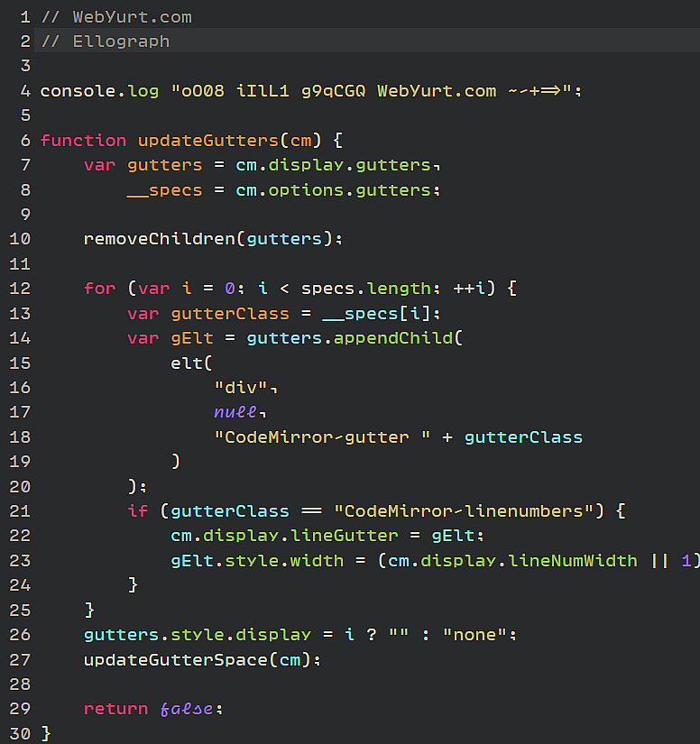 ellograph font