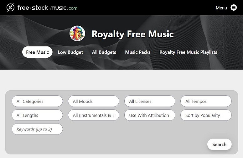 free stock music