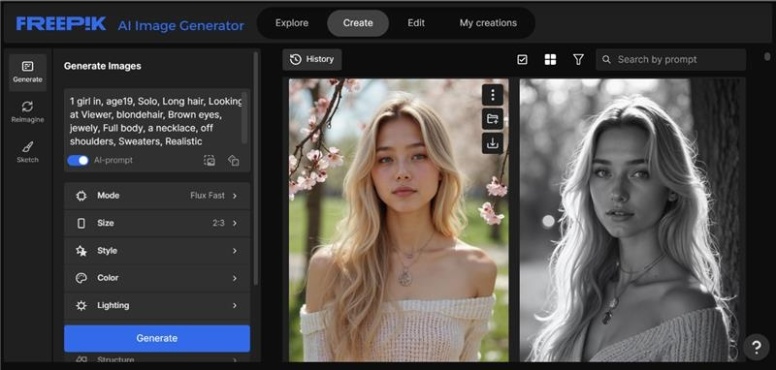 freepik image generator