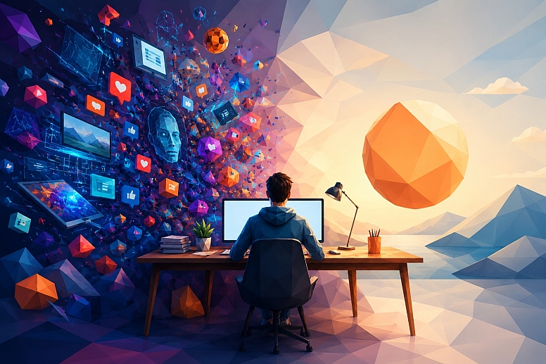 from digital chaos to calm focus