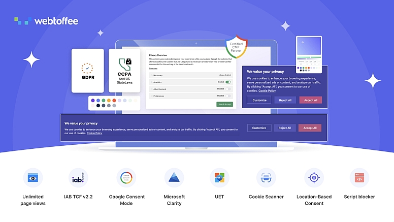 gdpr cookie consent by webtoffee