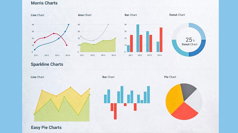goolge analytics graphs