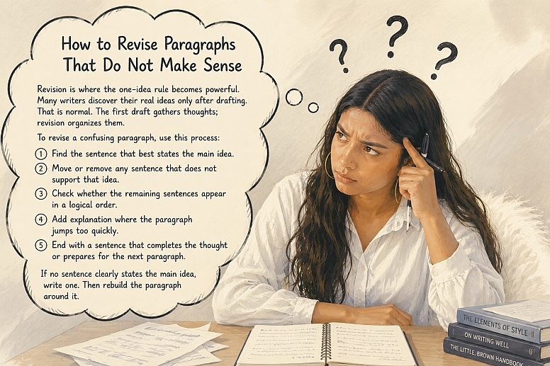 how to revise confusing paragraphs