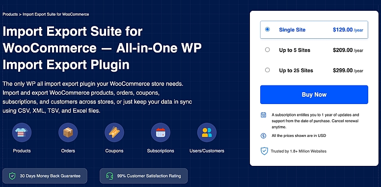 import export suite for woocommerce