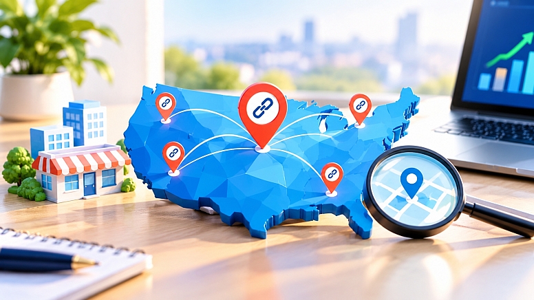 local seo network map