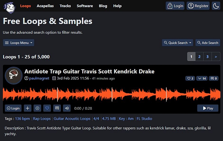 looperman free loops samples