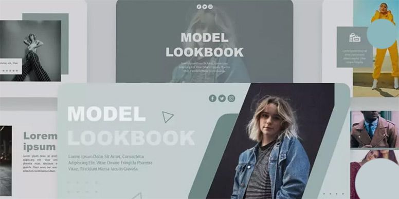 Model Lookbook Presentation Template