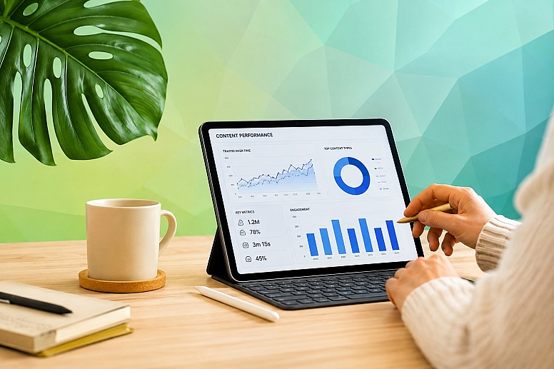 modern workspace analytics dashboard