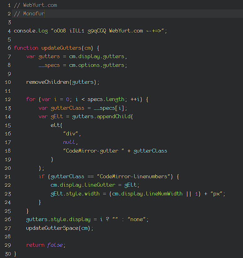 monofur font