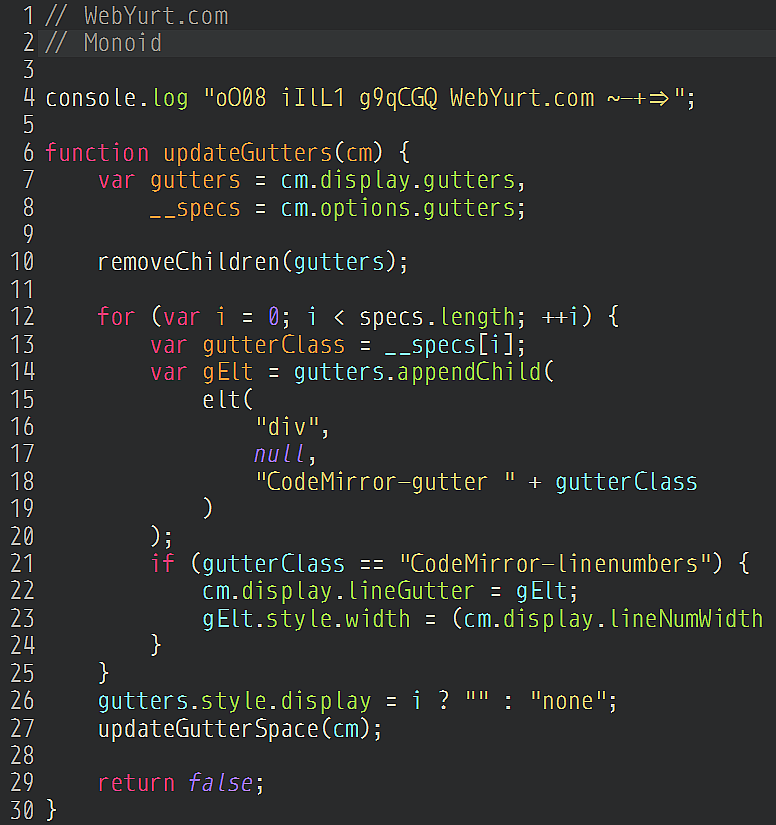 monoid font