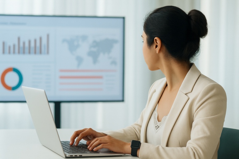 professional woman in modern office