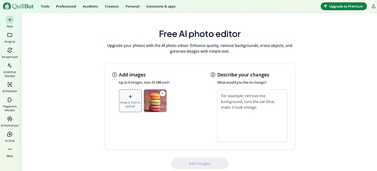 quillbot ai image editor