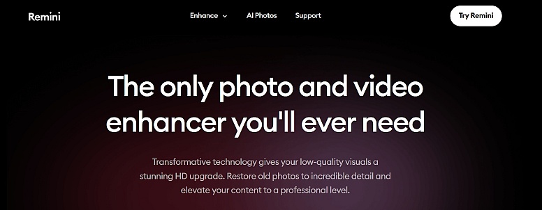 remini ai image enhancer