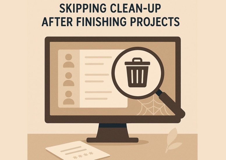skipping clean up after projects