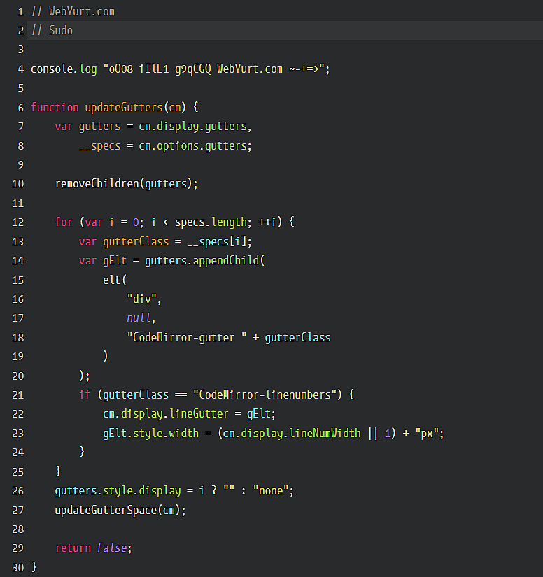 sudo font