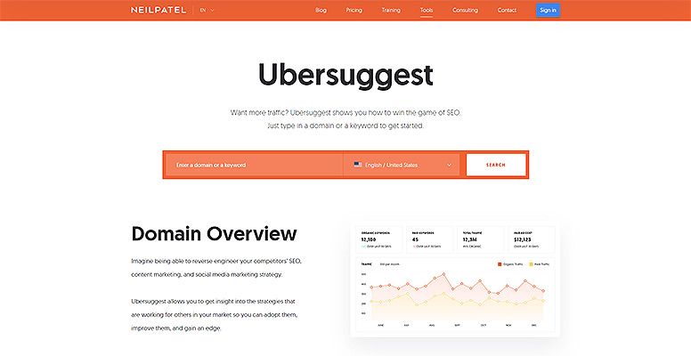 Ubersuggest