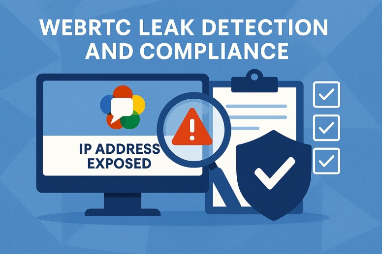 webrtc leak detection and protection