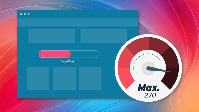 website loading speed timer