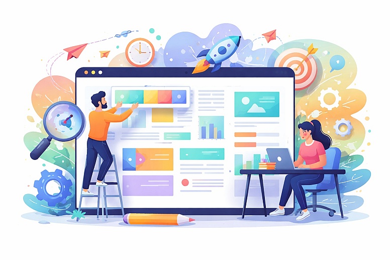 website redesign in progress