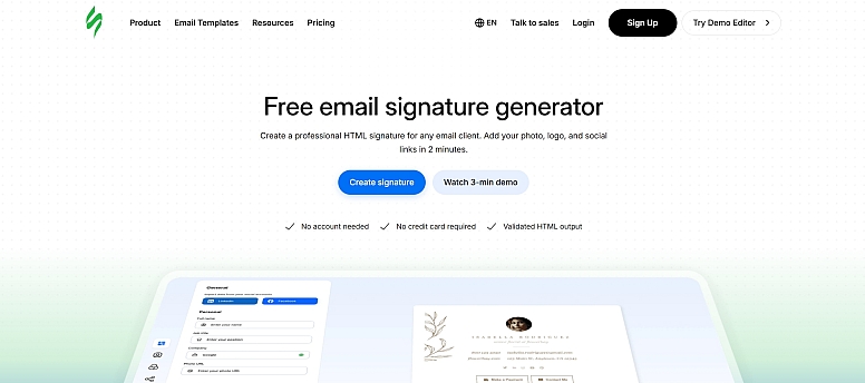 what should an email signature include