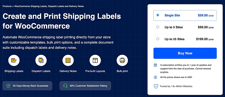 woocommerce shipping labels dispatch labels and delivery notes