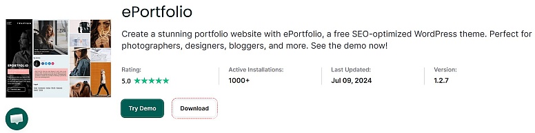 wordpress eportfolio theme
