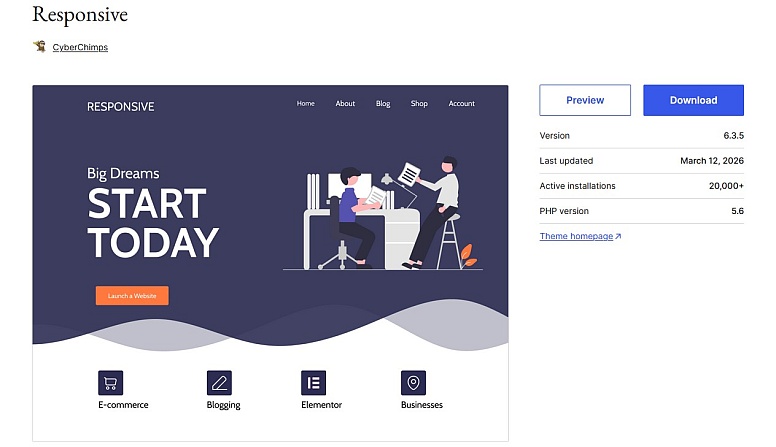 wordpress responsive theme