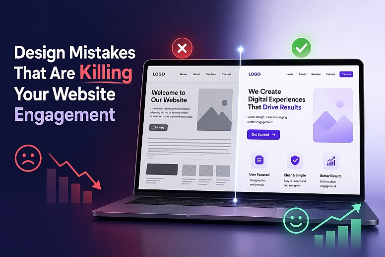 Design Mistakes That Are Killing Your Website Engagement