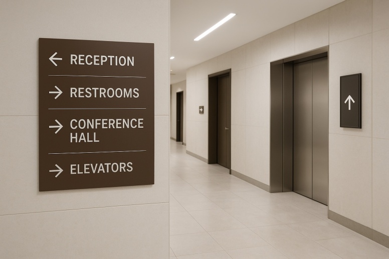 Directional Signage That Teaches Buildings To Speak