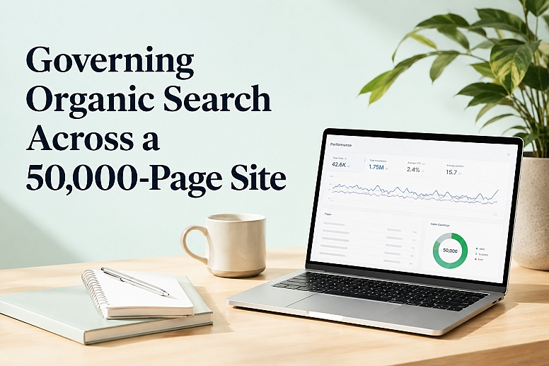 Governing Organic Search Across A Fifty Thousand Page Site
