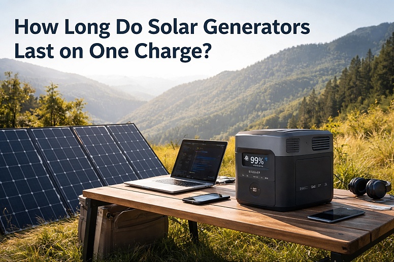 How Long Do Solar Generators Last On One Charge