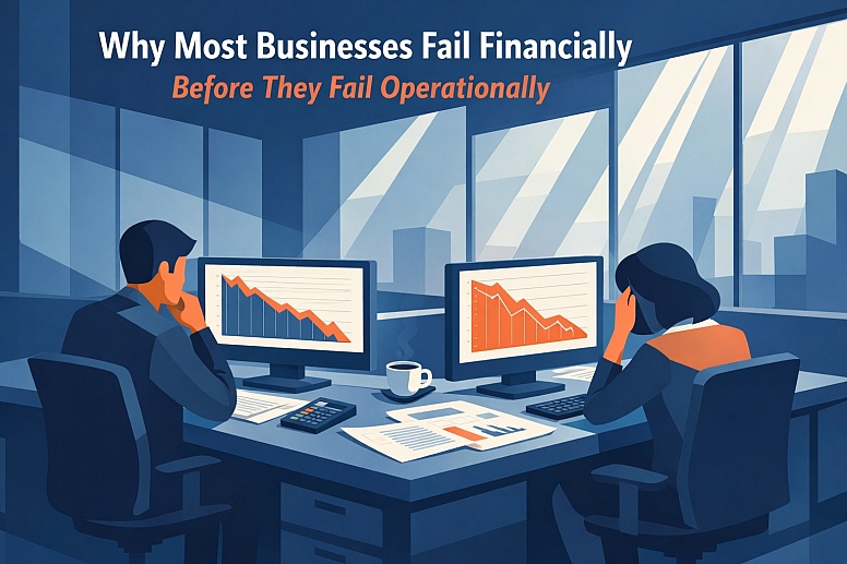 Why Most Businesses Fail Financially Before Operationally Why Most Businesses Fail Financially Before Operationally