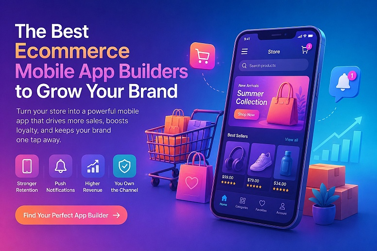 Best Ecommerce Mobile App Builders To Grow Your Brand