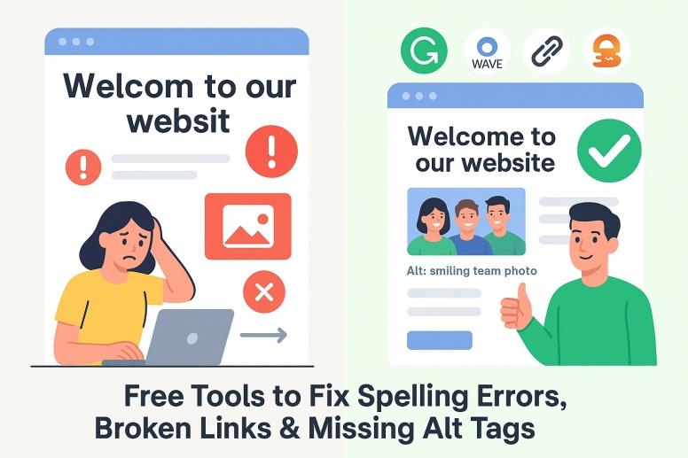 Best Free Tools To Check Spelling Links Alt Tags On Your Site