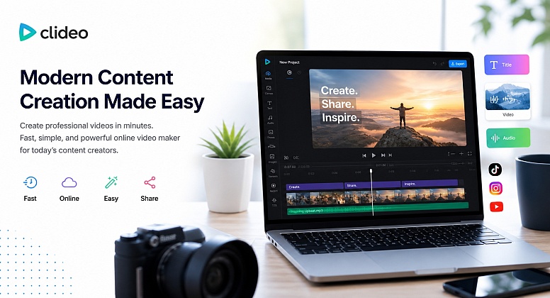 Clideo Video Maker