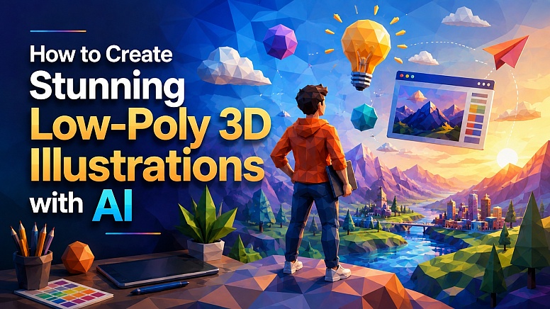 How To Create Stunning Low Poly 3d Illustrations With Ai How To Create Stunning Low Poly 3d Illustrations With Ai