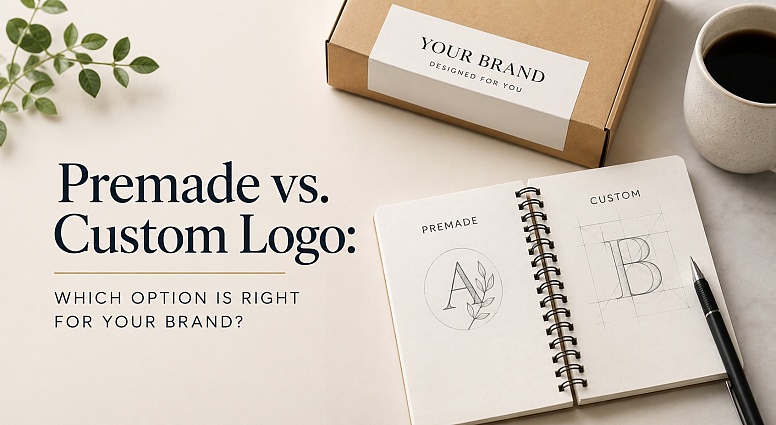 Premade Vs Custom Logo Premade Vs Custom Logo
