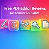 10 Free PDF Editor Reviews for Features & Limits